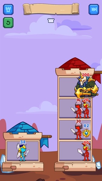 火柴人塔战图集展示