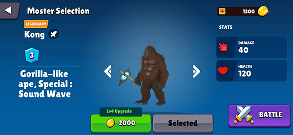 哥斯拉vs金刚联盟破解版内置菜单图集展示