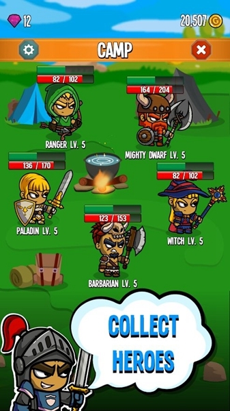 五位英雄无限金币版