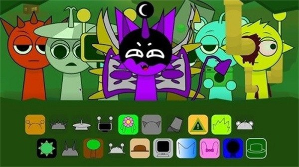 节奏盒子sprunki绿核模组图集展示