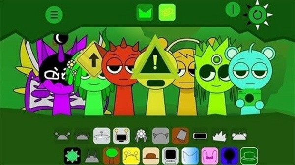 节奏盒子sprunki绿核模组图集展示