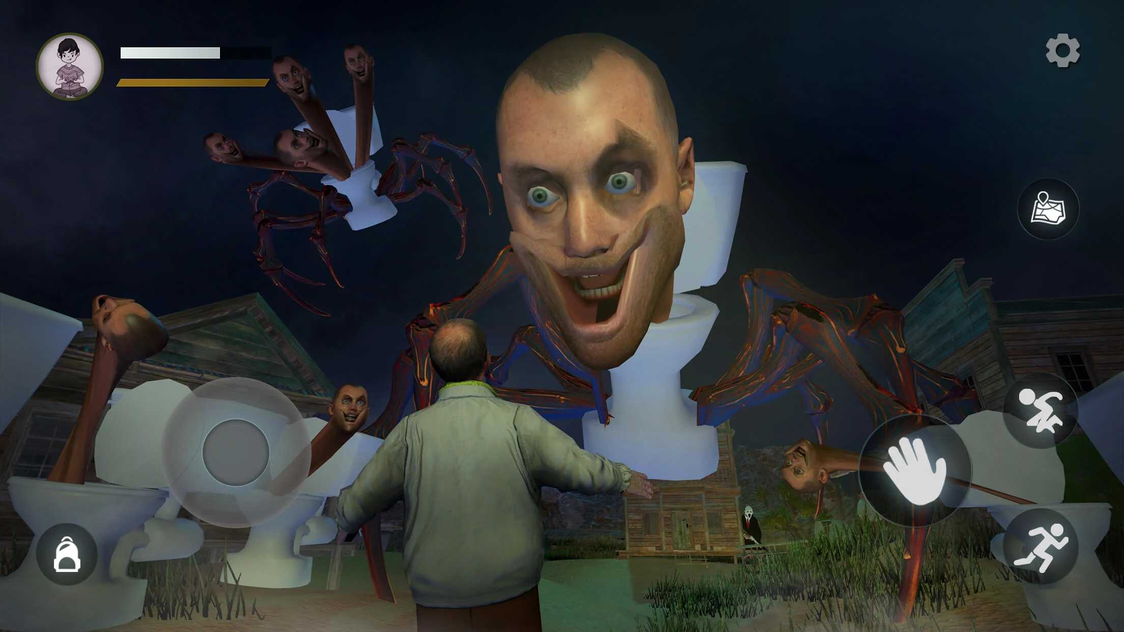 马桶人vs蜘蛛火车手游