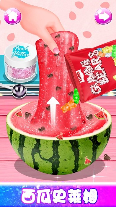 儿童史莱姆粘液模拟器