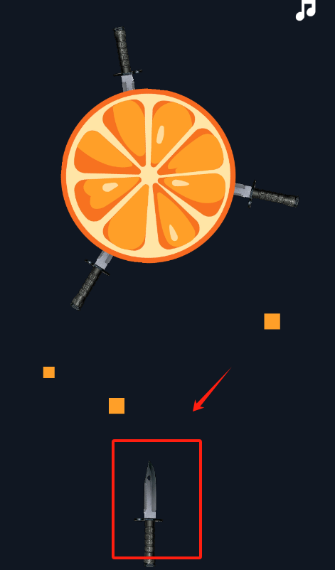 水果小忍者刀刀命中