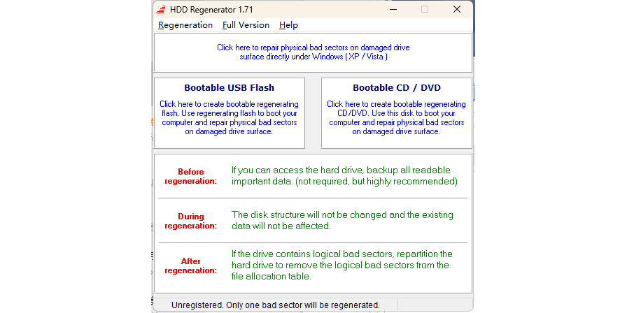 HDD Regenerator