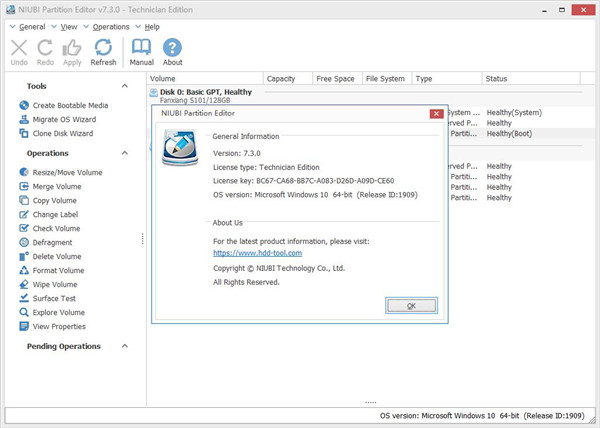 NIUBI Partition Editor NIUBI Partition Editor