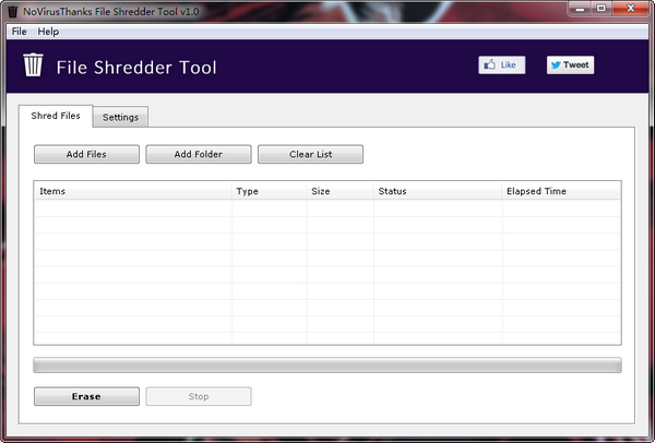 File Shredder Tool File Shredder Tool